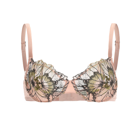 The Jordan Pressed Flowers Embroidery Bra